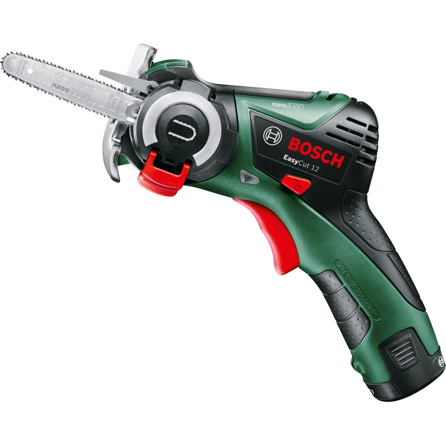 Bosch EasyCut 12 Akku-Säge mit NanoBlade-Technologie, 12V Akku inklusive.