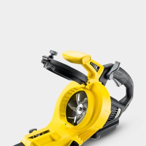 Kärcher Akku-Laubsauger BLV 36-240 Battery, gelb/schwarz, Detailansicht des Gebläses.