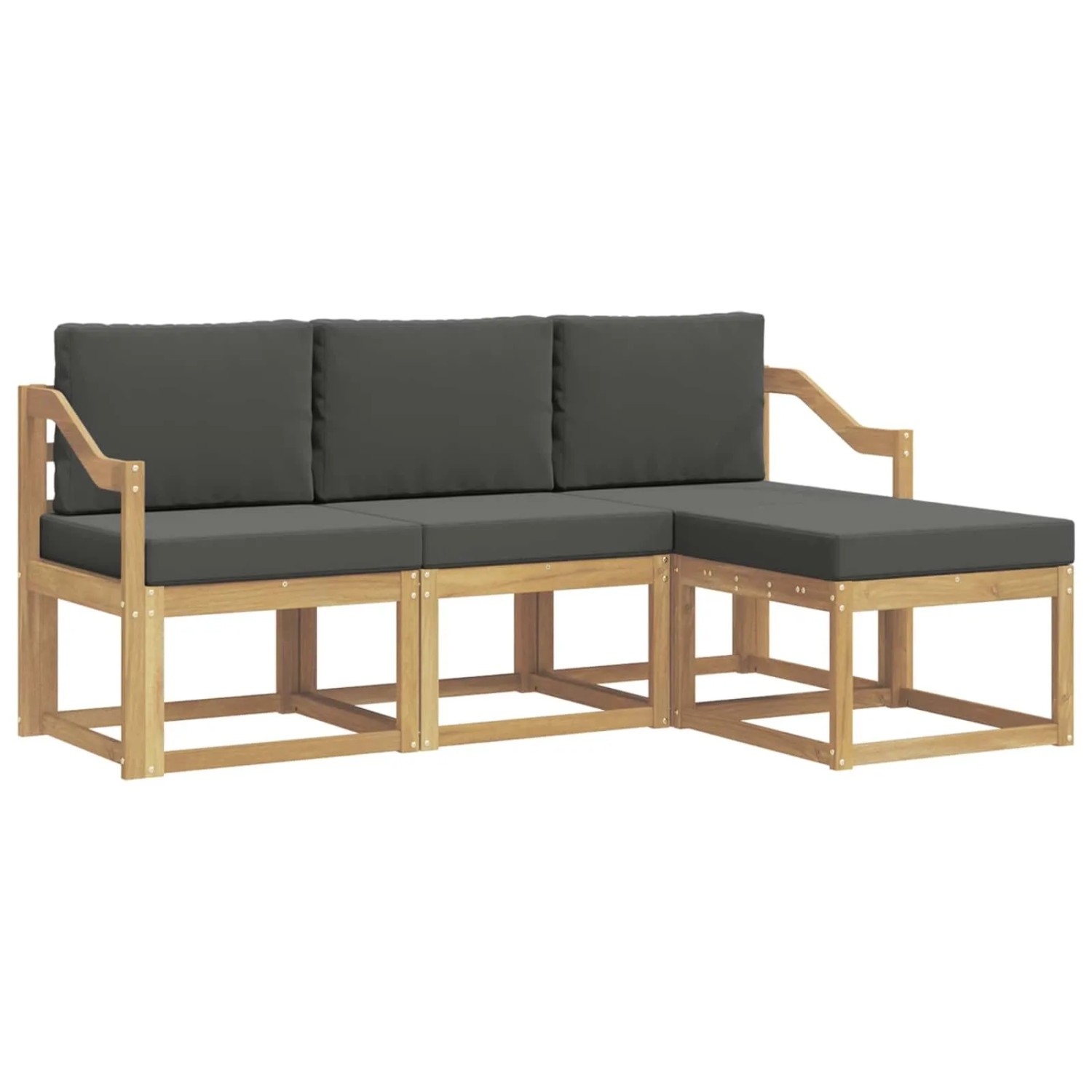 vidaXL Outdoor-Sofagarnitur 4-Tlg 3387471