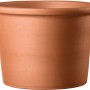 Deroma Pflanztopf Cilindro Bordato, Ø 12 cm, aus Terrakotta für den Garten.