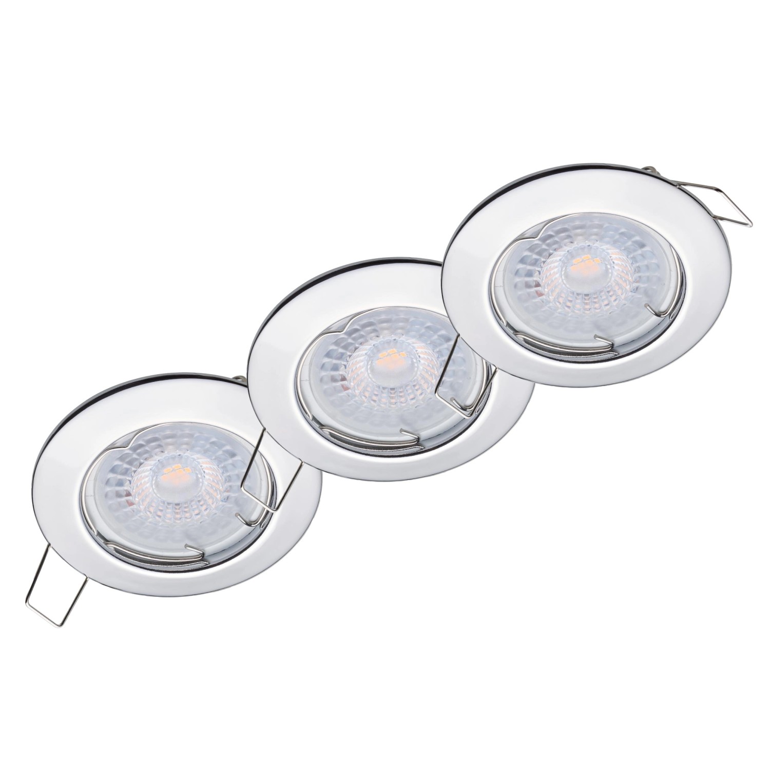 Oktaplex 3er Set Einbauleuchte Sedan Stufenlos Dimmbar Neutralweiß 4000K 37 günstig online kaufen