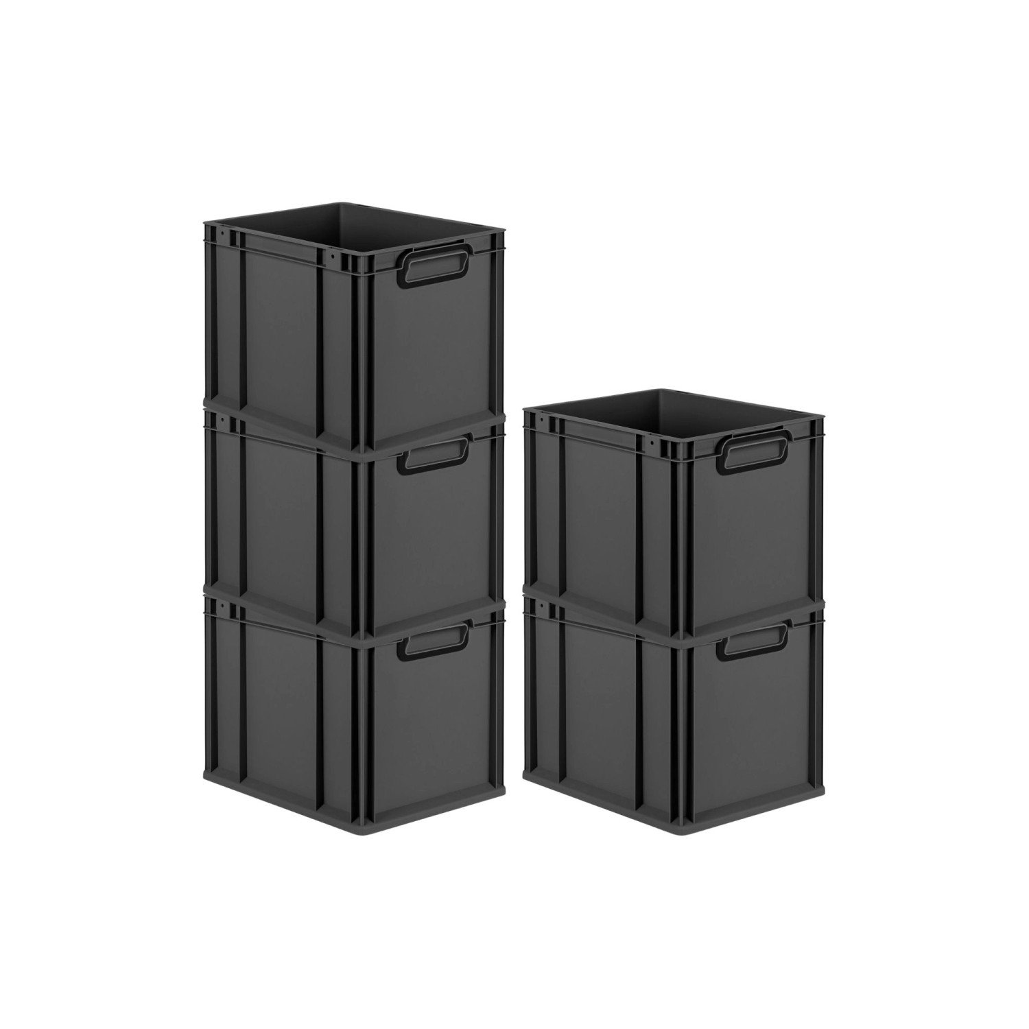 PROREGAL SparSet 5x Eurobox Nextgen Color HxBxT 32x30x40cm 30 Liter Griffe günstig online kaufen