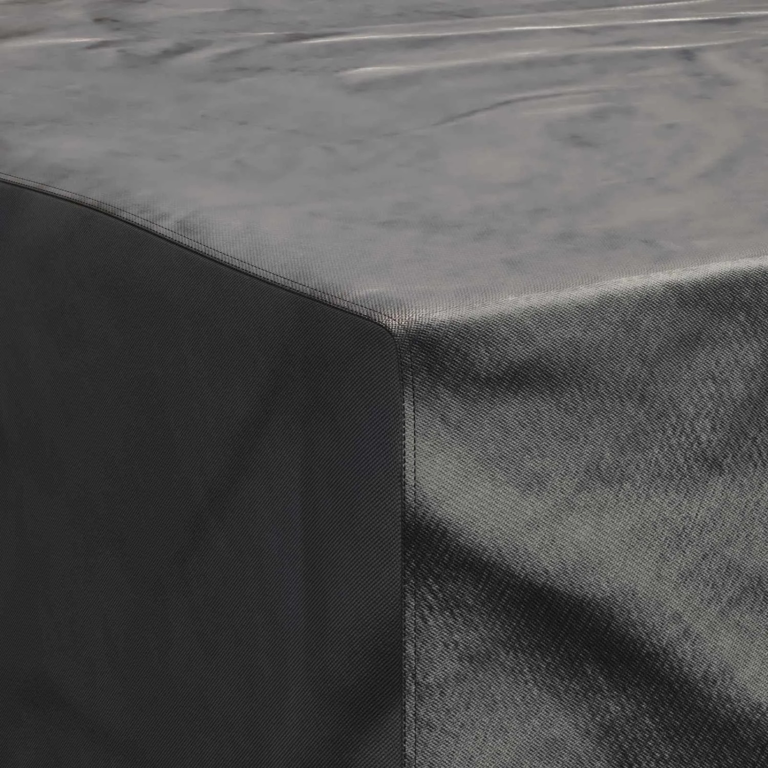 Schwarze vidaXL Möbel Schutzhülle, 300x250x100cm, 210D, wasserfest für Gartenmöbel.