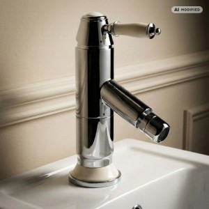 PaulGurkes Bidetarmatur Retro Keramik Mischbatterie Bidet Serie MOON