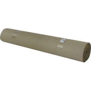 Rolle Wellpappe, 1 m x 10 m, zum Verpacken und Polstern für Umzug oder Versand.