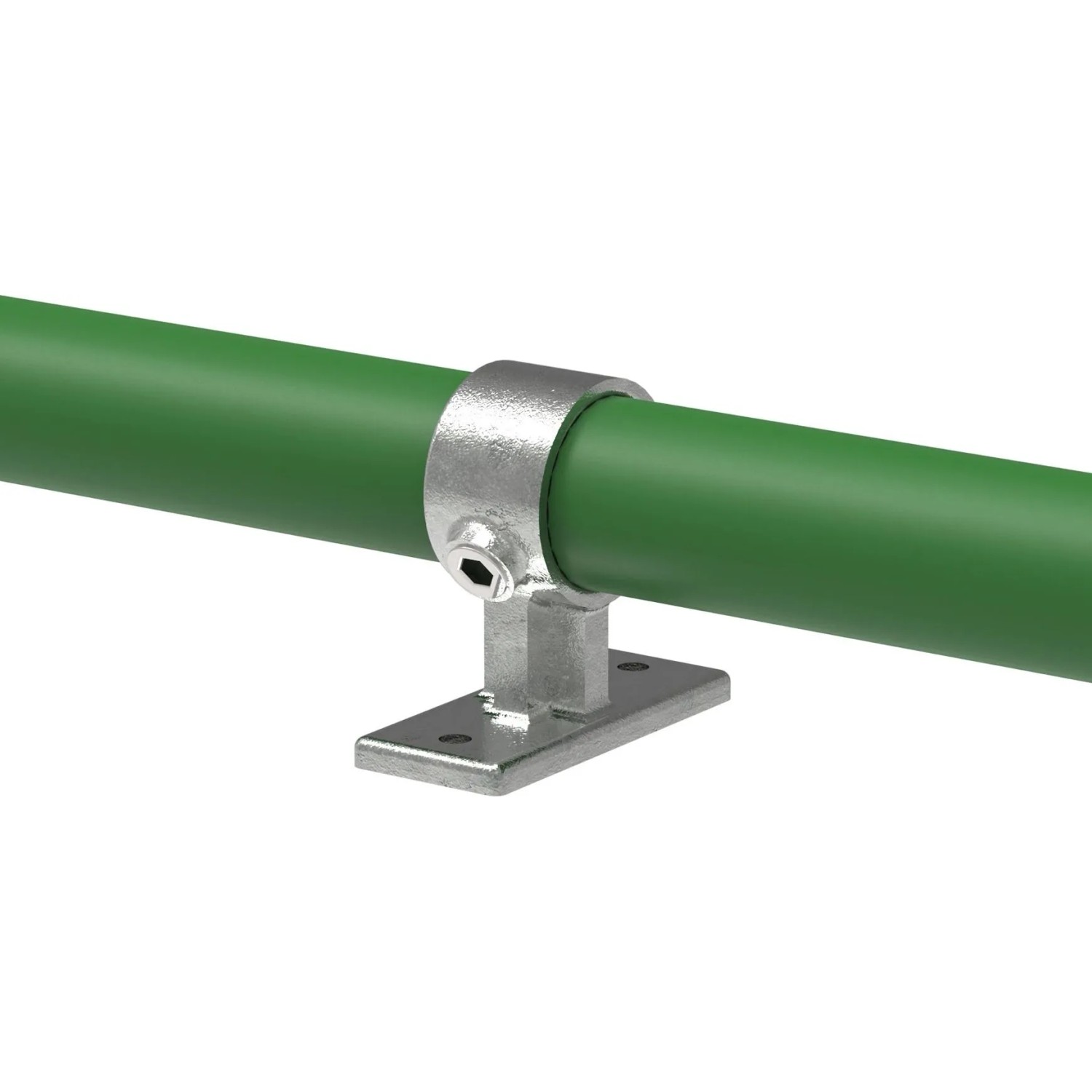 FeNau Rohrverbinder Handlaufhalterung Ø 42,4 mm 1 1/4 Zoll Temperguss Verzinkt 143C42