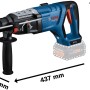 Bosch Professional Akku-Bohrhammer GBH 18V-28 DC mit Akku und Ladegerät in XL-Boxx.