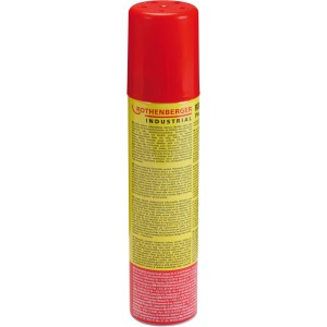 Rothenberger Rofill Super 100 Brenngas, 100ml Dose mit roter Kappe und Düsenadaptern für Lötgeräte.