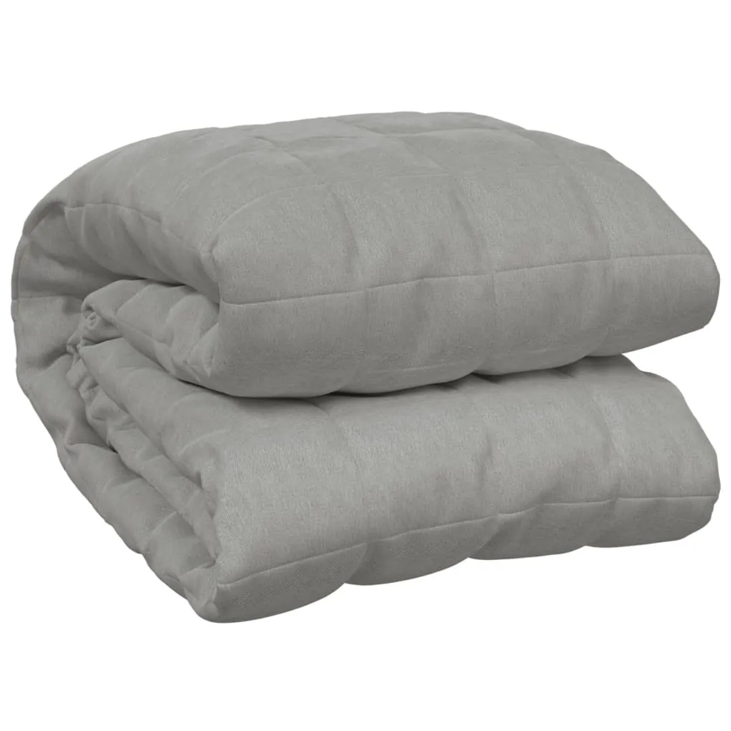 vidaXL Gewichtsdecke Grau 220x230 cm 15 kg Stoff Modell 1