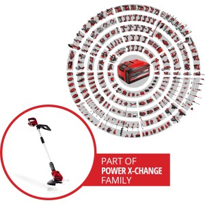 Einhell Akku-Rasentrimmer GE-CT 18 Li Kit Power X-Change mit Akku und Ladegerät.