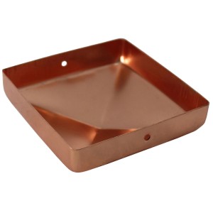 Holmwerk Pfostenkappe Kupfer 91 mm Pyramide 9 x 9 cm