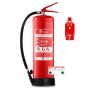 FireLoq 6L Fettbrandlöscher ABF 34A 233B 75F mit Prüfnachweis Wandhalter