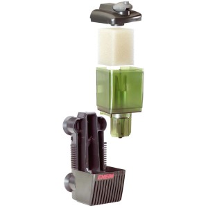 Eheim Innenfilter Pickup 60, zerlegt in Einzelteile, für Aquarien bis 60 Liter.