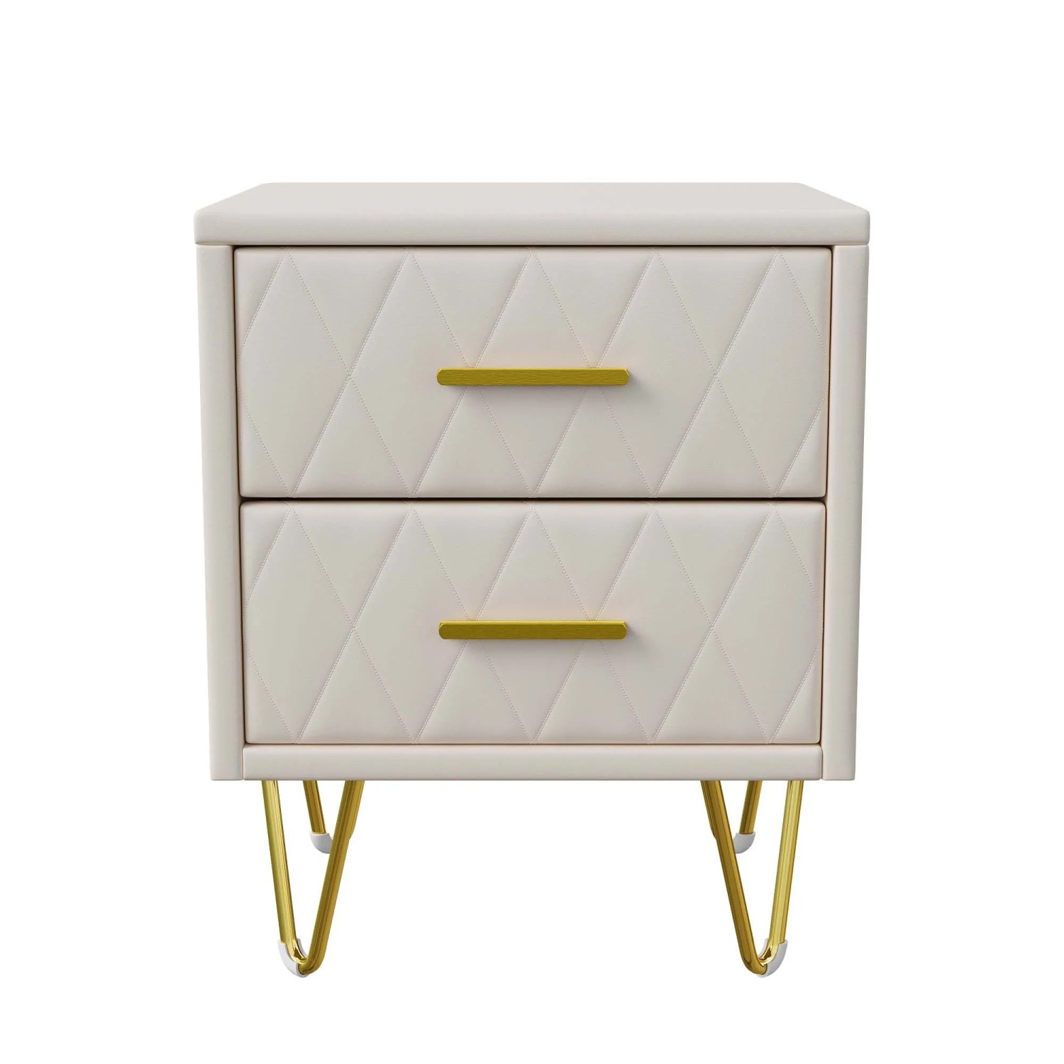 PXloue Nachttisch 2 Set Sofatisch Wohnzimmertisch mit 2 Schubladen 41x35x51 günstig online kaufen