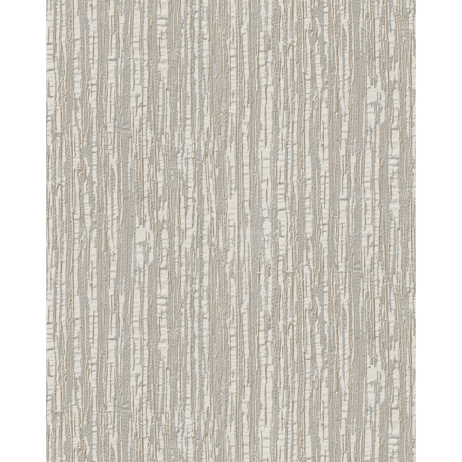 PROFHOME DE120082-DI Streifen Tapete Streifen glänzend Creme Weiß 0,53 m x 10,05 m 5,33 m2 Creme