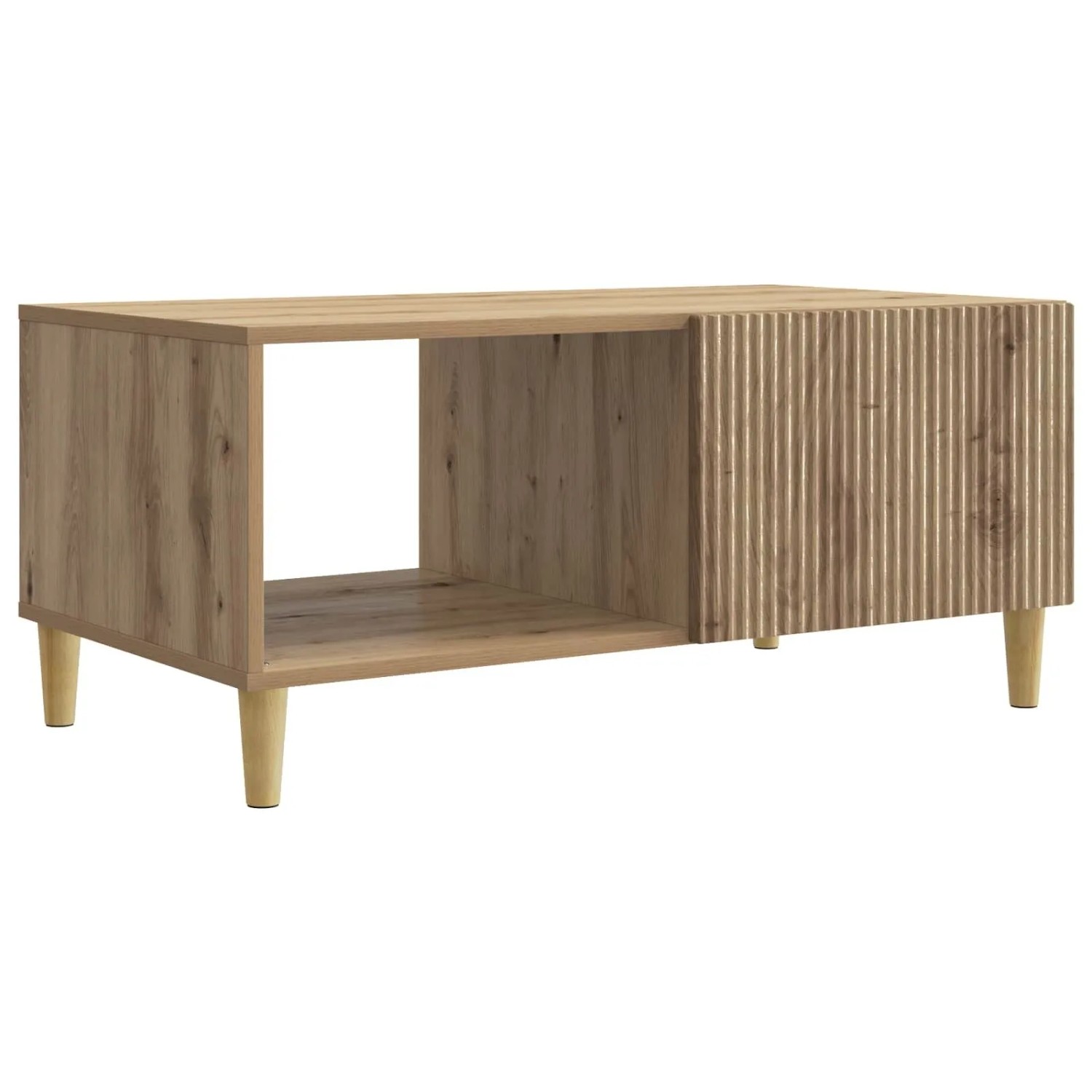vidaXL Couchtisch Artisan-Eiche 90 x 50 x 40 cm Holzwerkstoff 894734