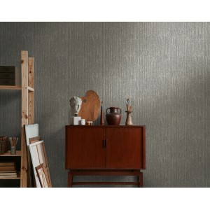 A.S. Création Vliestapete in Holzoptik, braun-grau. Dekorative Tapete mit leichter Struktur.