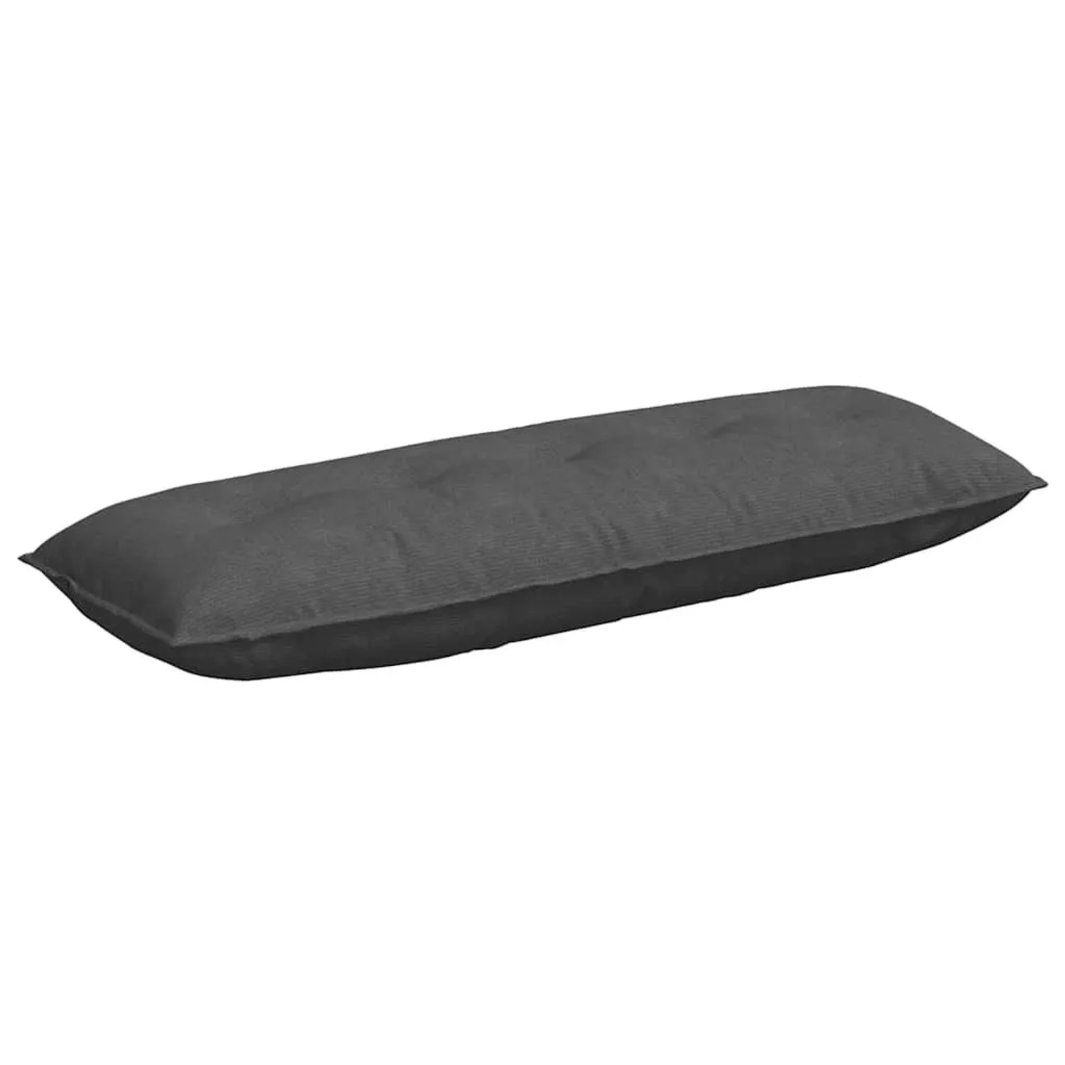 vidaXL Rückenkissen Dunkelgrau 140 x 50 cm Cordstoff 42014866