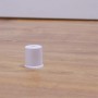 Weißer Wagner Türstopper Vulkano aus Gummi, Ø 35 mm, für Boden- und Wandmontage.