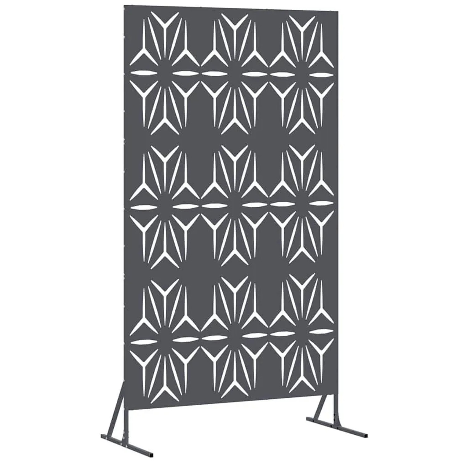 vidaXL Sichtschutz Anthrazit 100 x 50 x 180 cm Stahl 868586 günstig online kaufen