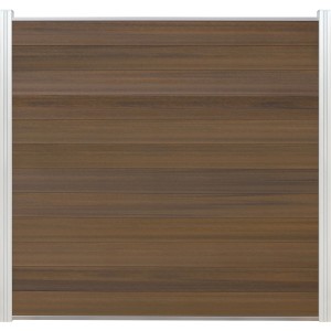 Elephant Cora Line Zaunbretter, Teak, 6er Set für Sichtschutzzaun.