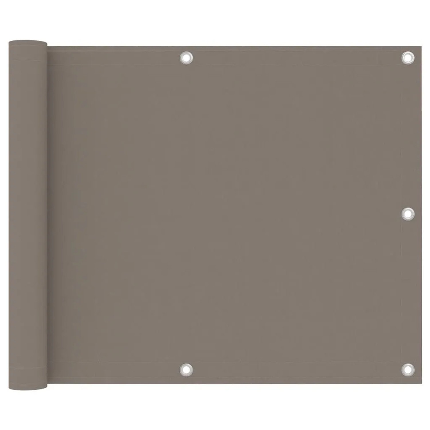 vidaXL Balkon-Sichtschutz Taupe 75x300 cm Oxford-Gewebe 134984