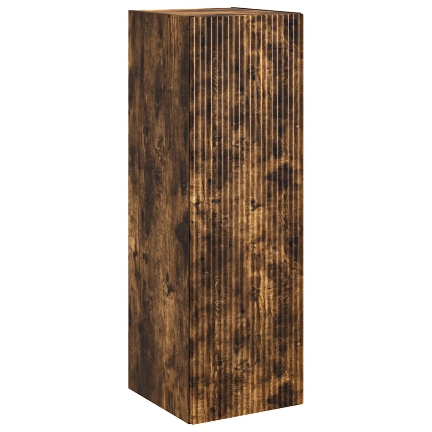 vidaXL Wandmontierter Badezimmerschrank Geräucherte Eiche 890527
