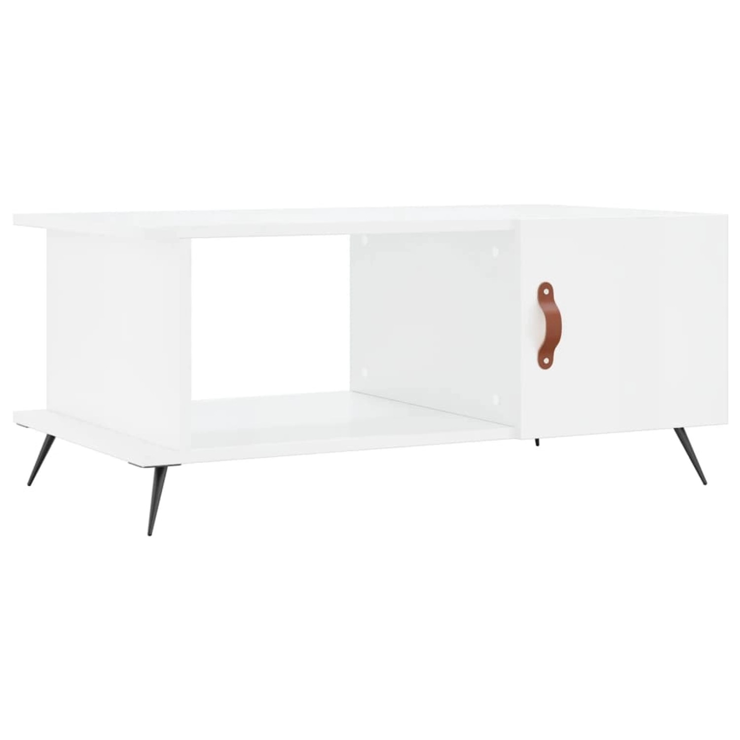 vidaXL Couchtisch Hochglanz-Weiß 90x50x40 cm Holzwerkstoff 829462 günstig online kaufen