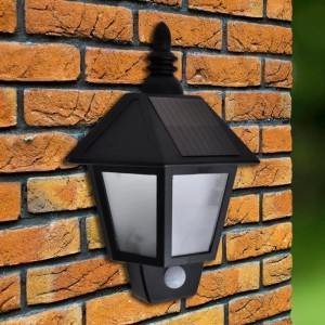 vidaXL Solar-Wandleuchten mit Bewegungsmelder 2 Stk 270518