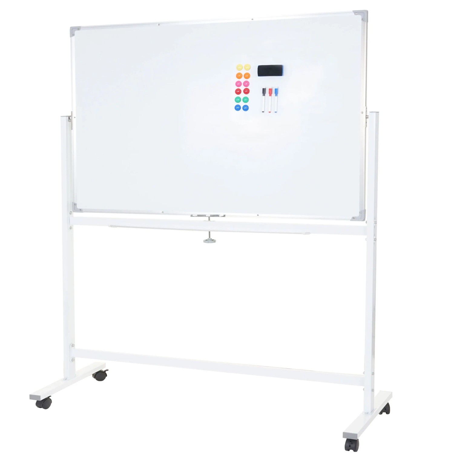 Mcw Whiteboard C85 Mobil Rollbar Inkl. Zubehör 150x100cm
