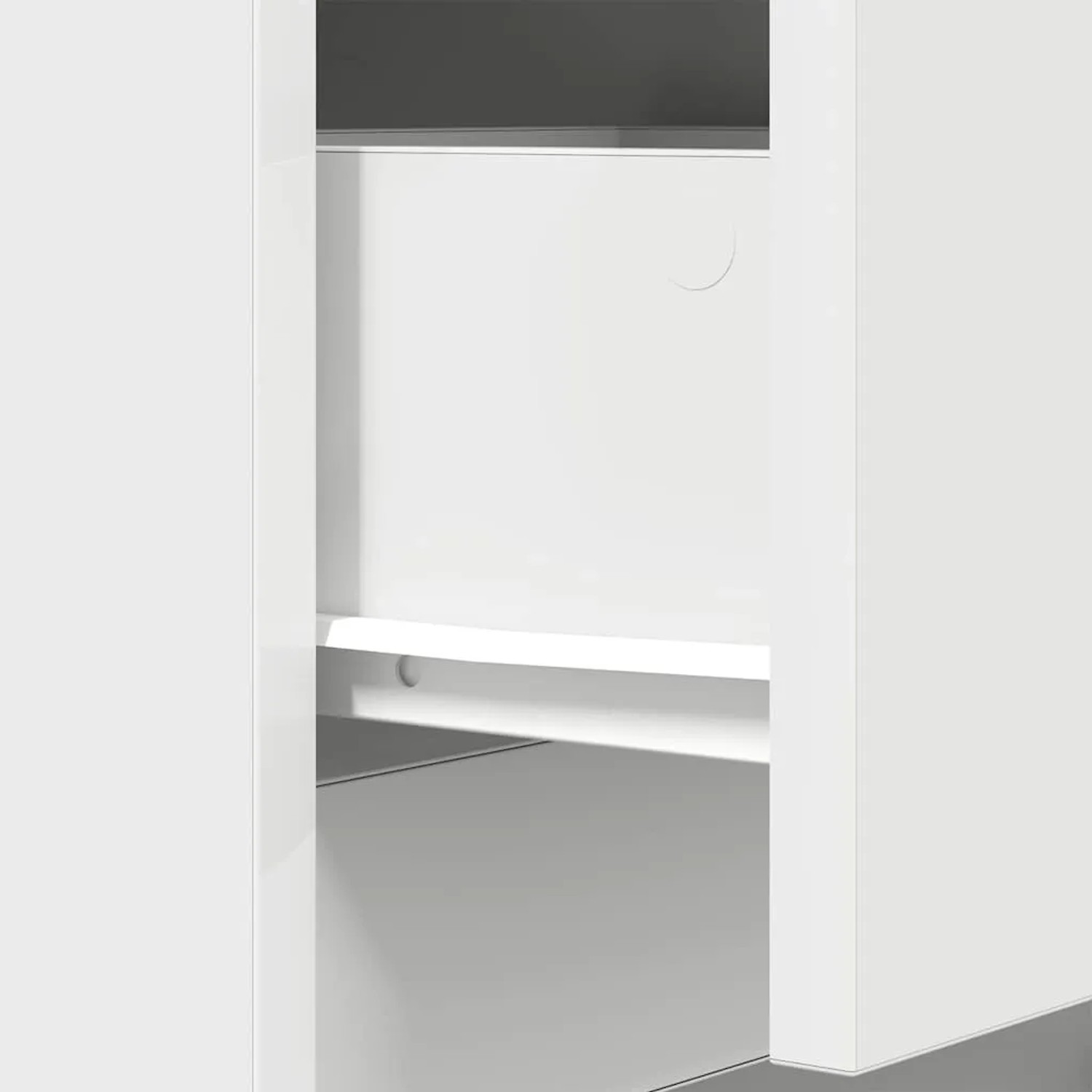 vidaXL Nachttisch Weiß 39x35x65 cm Holzwerkstoff 861319_12