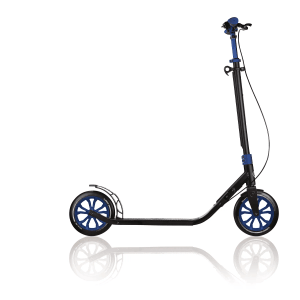 Globber One NL 230 Ultimate Tretroller 230 mm ABEC 9 Handbremse Klappmechanismus Höhenverstellbar Dunkelblau