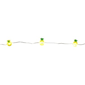 LED-Lichterkette mit Ananas-Motiven, 3D-Dekoration für Innen, warmweiß