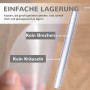 Gerollte HOMCOM Bodenschutzmatte: Einfache Lagerung ohne Brechen oder Kräuseln.