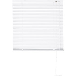Weiße Aluminium Jalousie Burgos, 60x160 cm, für Fenster, Licht- und Sichtschutz.