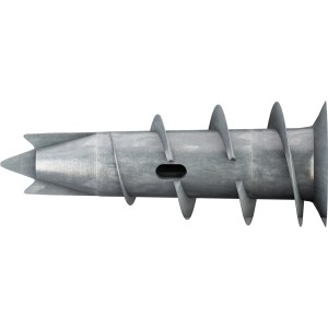 Tox Gipskartondübel Spiral Plus, Metalldübel mit Bohrspitze für Gipskartonplatten.