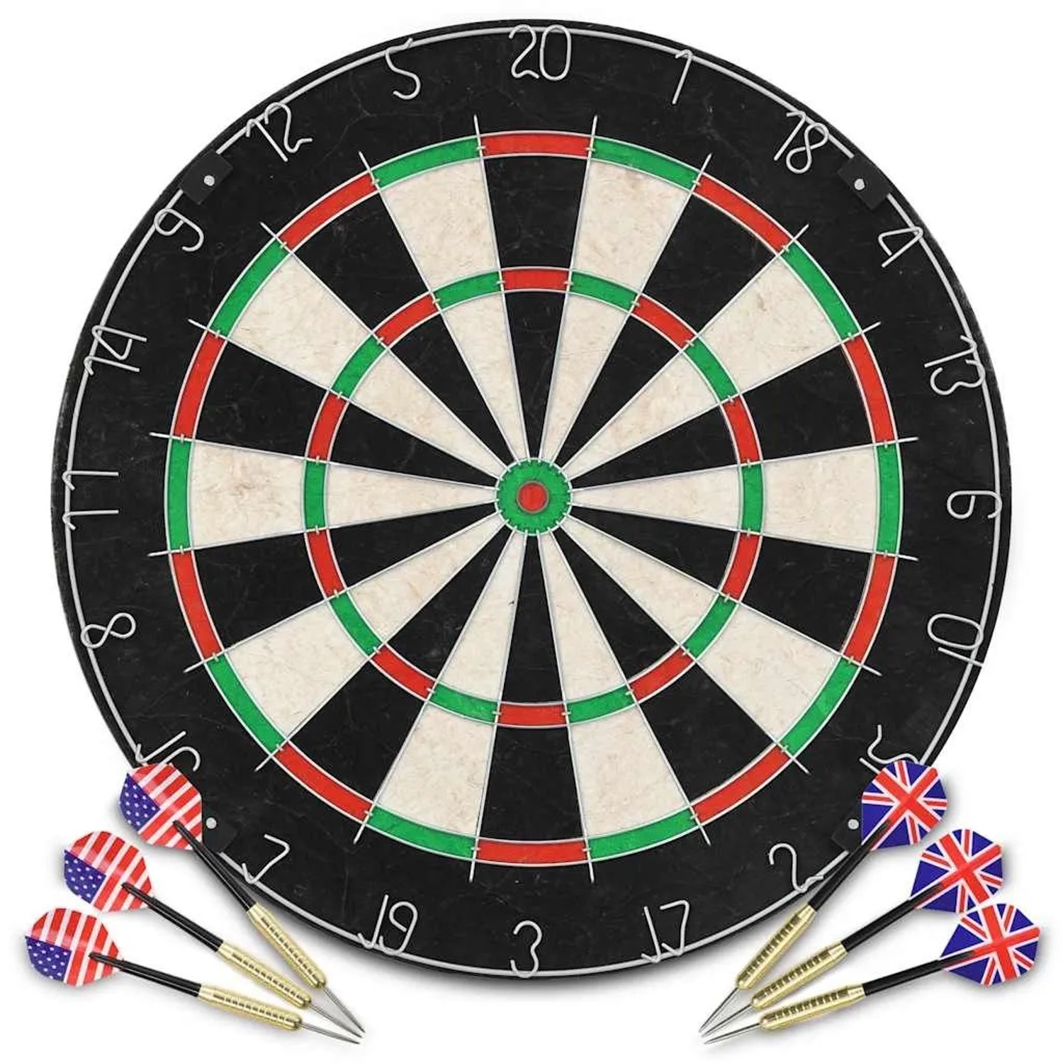 vidaXL Professionelles Dartboard Sisal mit 6 Darts 91459