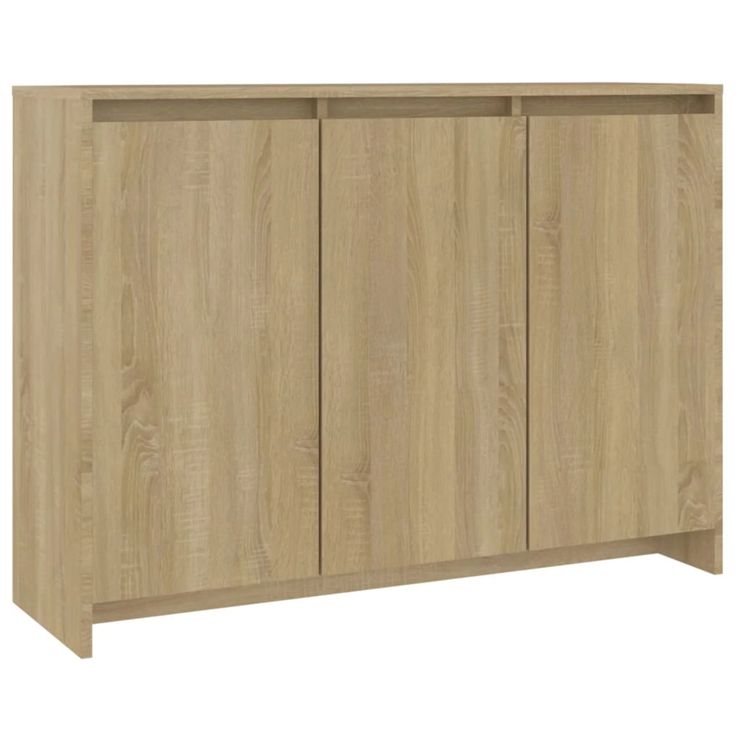 vidaXL Sideboard Sonoma-Eiche 102x33x75 cm Holzwerkstoff 809776 günstig online kaufen