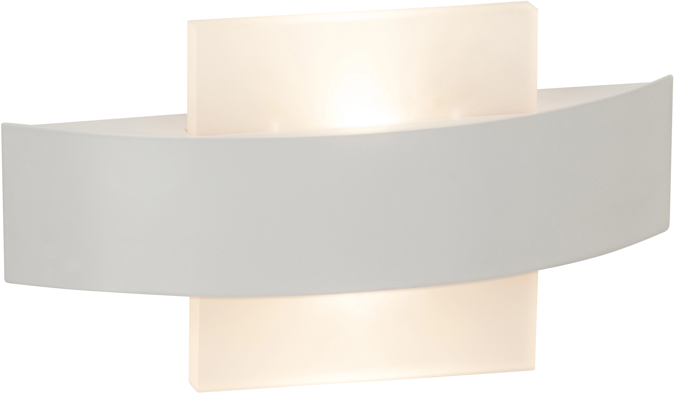 26 OBI Weiß bei Brilliant LED-Wandleuchte cm Solution kaufen