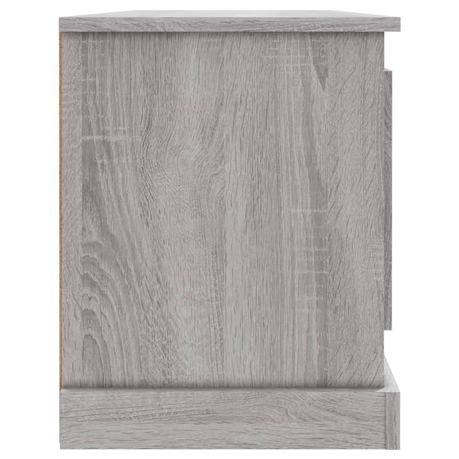 VidaXL TV-Schrank, Grau Sonoma, 100x35,5x45 cm, Holzwerkstoff, Detailansicht