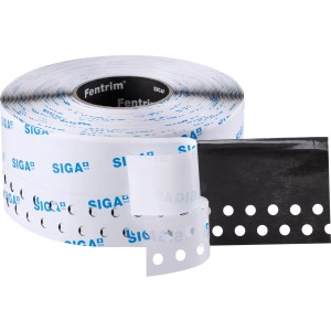 Siga Fentrim 2 Klebeband, 100mm breit, 25m Rolle, für winddichte Verklebung von Fenster- und Türrahmen.