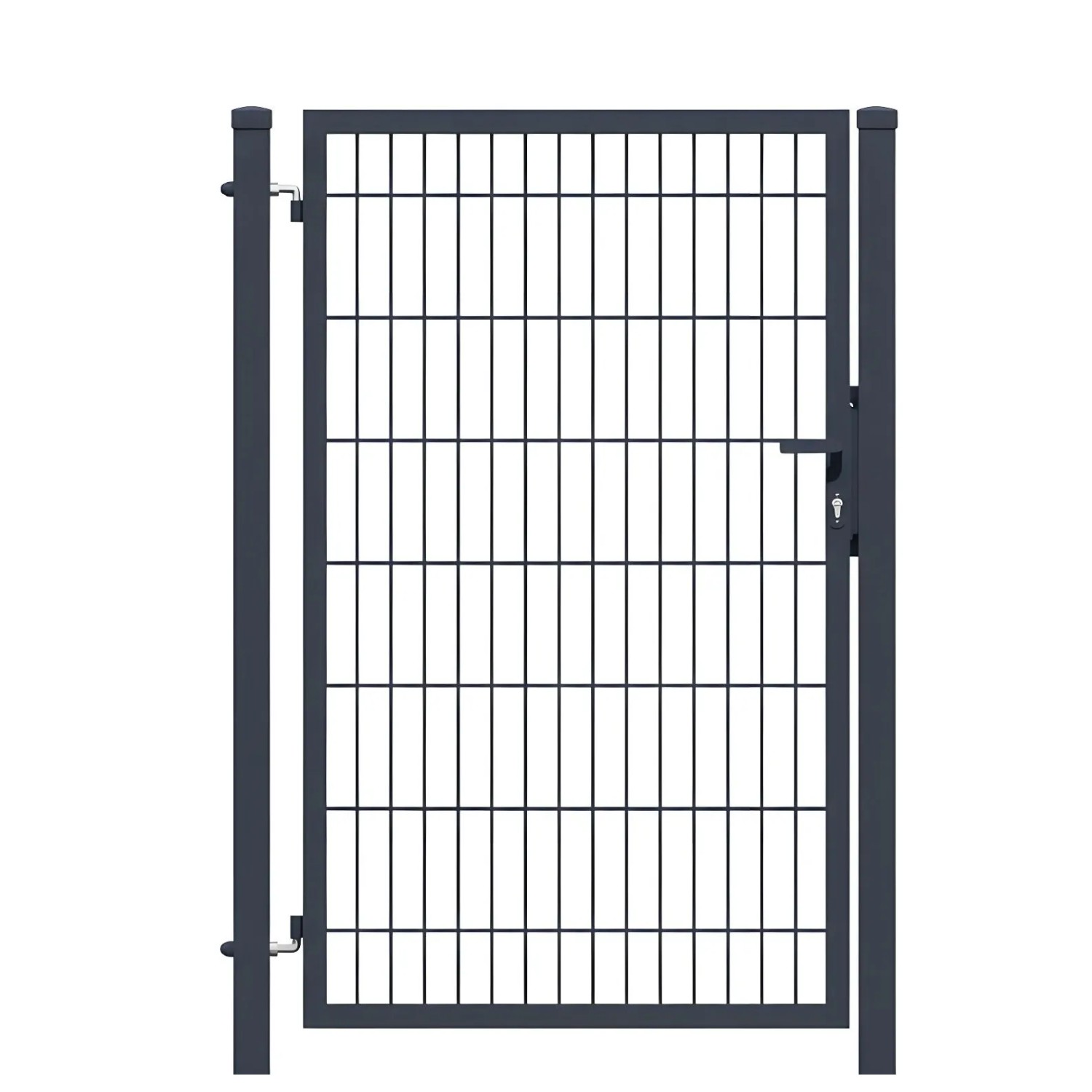 GEWA Gartentor Economy Einflügelig 1m Breit 1,2m Hoch Doppelstabmattentor D günstig online kaufen
