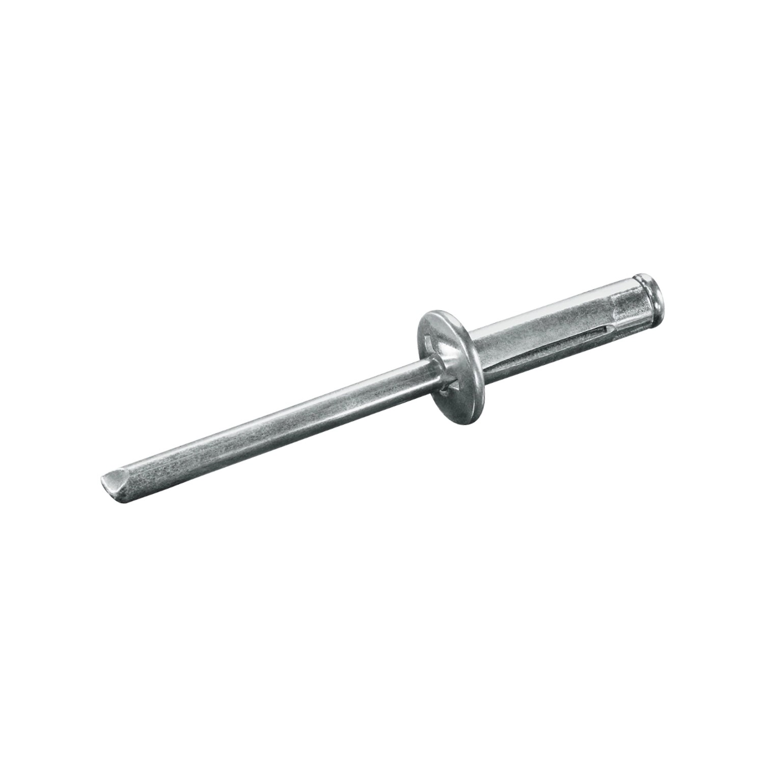 GOEBEL 500 Presslaschenblindnieten Leichtbau Stahl 4,8 x 17,2 mm Flachkopf Nieten Blindniete