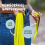 Gelbe Rudelkönig Schleppleine (10m) mit gepolsterter Handschlaufe für Hunde.