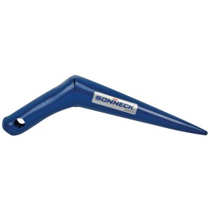 Blauer Sonneck Pflanzensetzer aus Metall, ein Gartenhandgerät für einfaches Pflanzen.