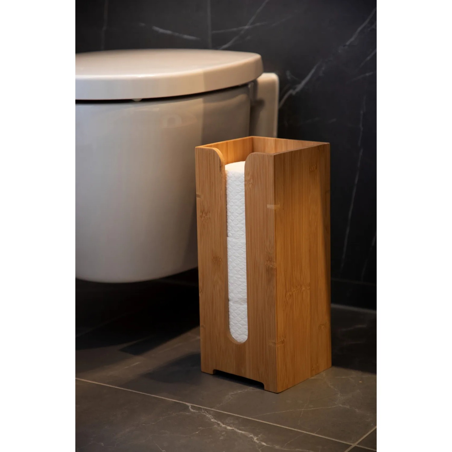 WENKO WC Rollenhalter stehend Bambusa Bambus kaufen bei OBI