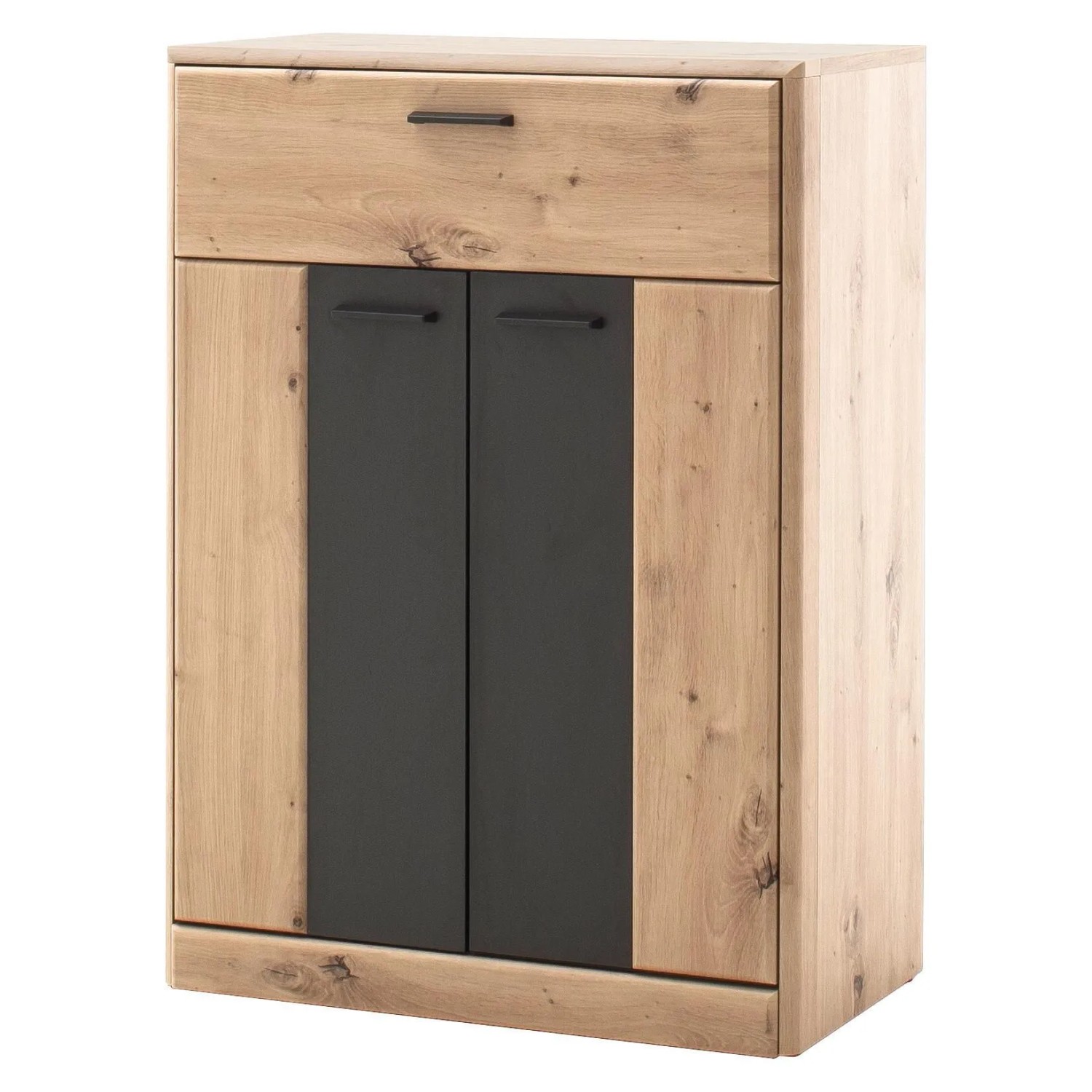 Premium Living Schuhschrank in Grau/Eichefarben