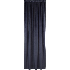 OBI Vorhang Saphire, 2er-Set, 135x250 cm, mit Tunnelzug. Blickdichter Fenstervorhang in Blau.