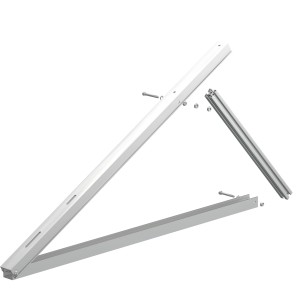 Solar Modulträgerprofil 53x38x2000 mm für Solaranlagen Montage.