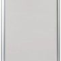 Curver Deco Slim Mülleimer, 40 l, mit Pedal, Silber metallic.